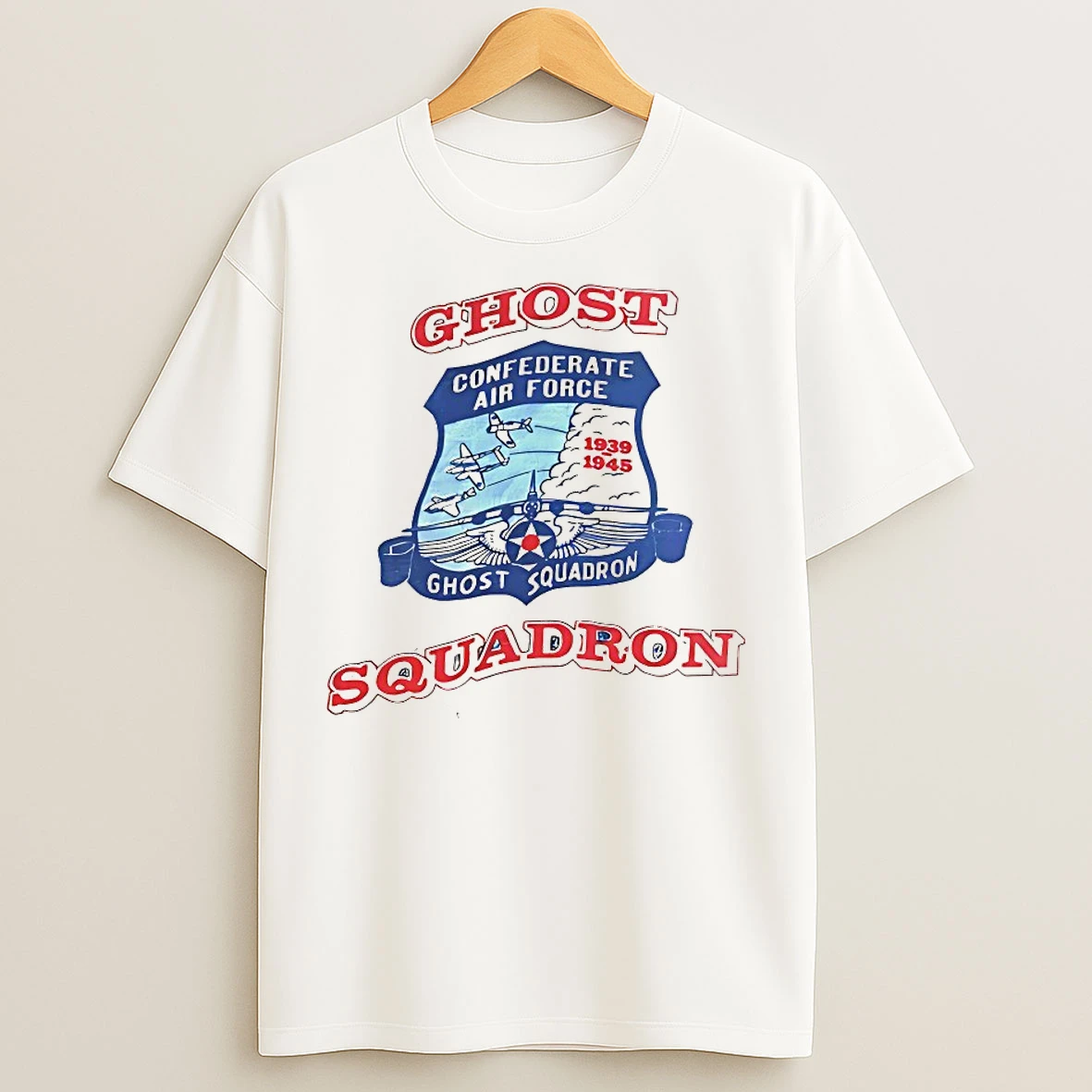 Classic Ghost Squadron Confederate Air Force T Shirts