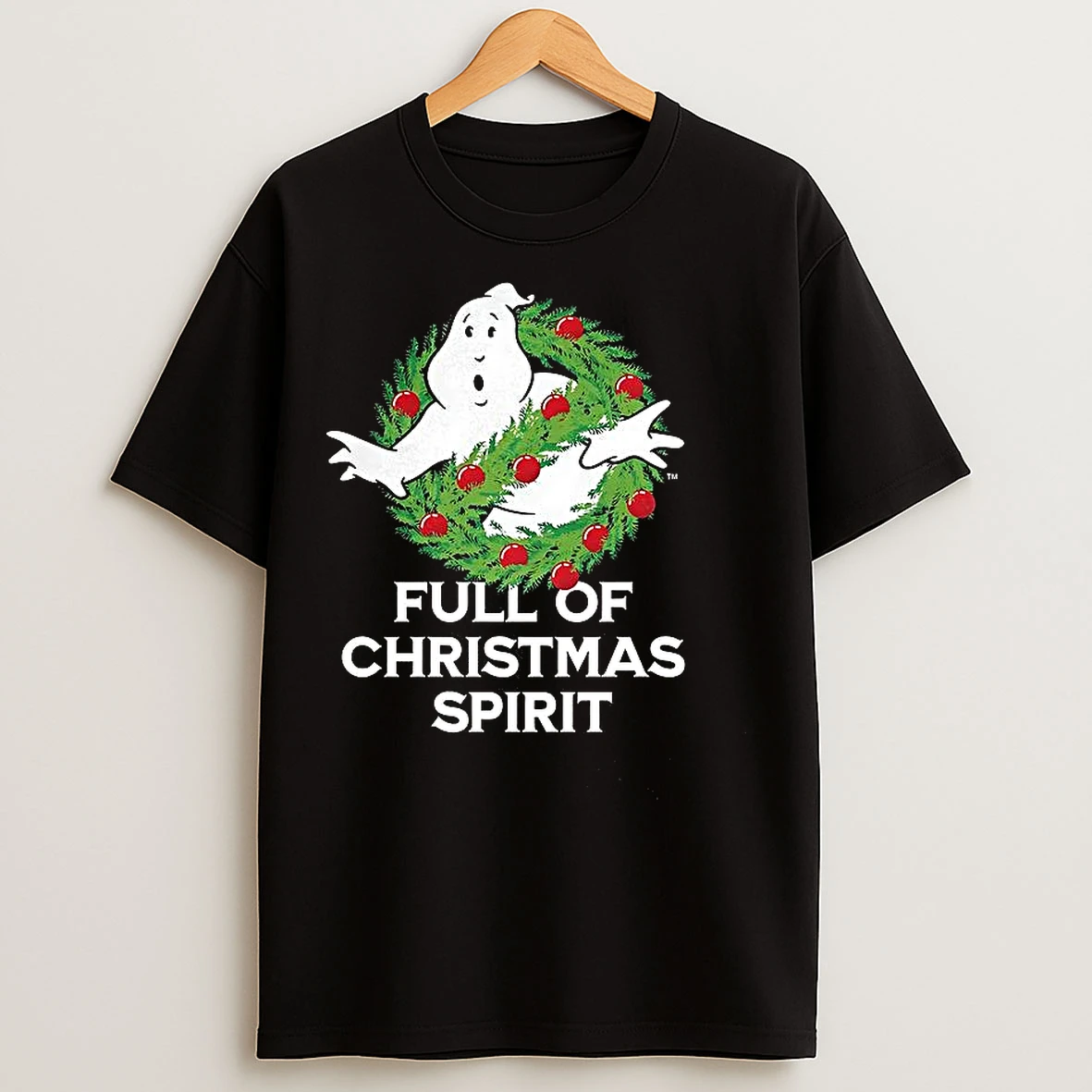Classic Ghostbusters Full Of Christmas Spirit T Shirts