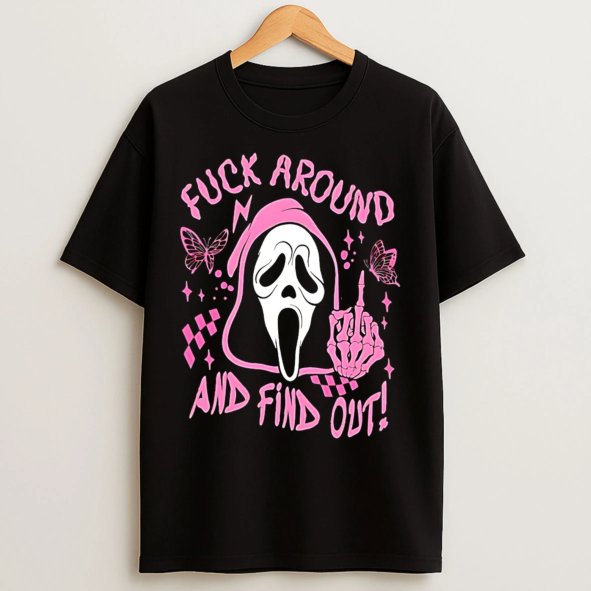 Classic Ghostface Fuck Around And Find Out T Shirts