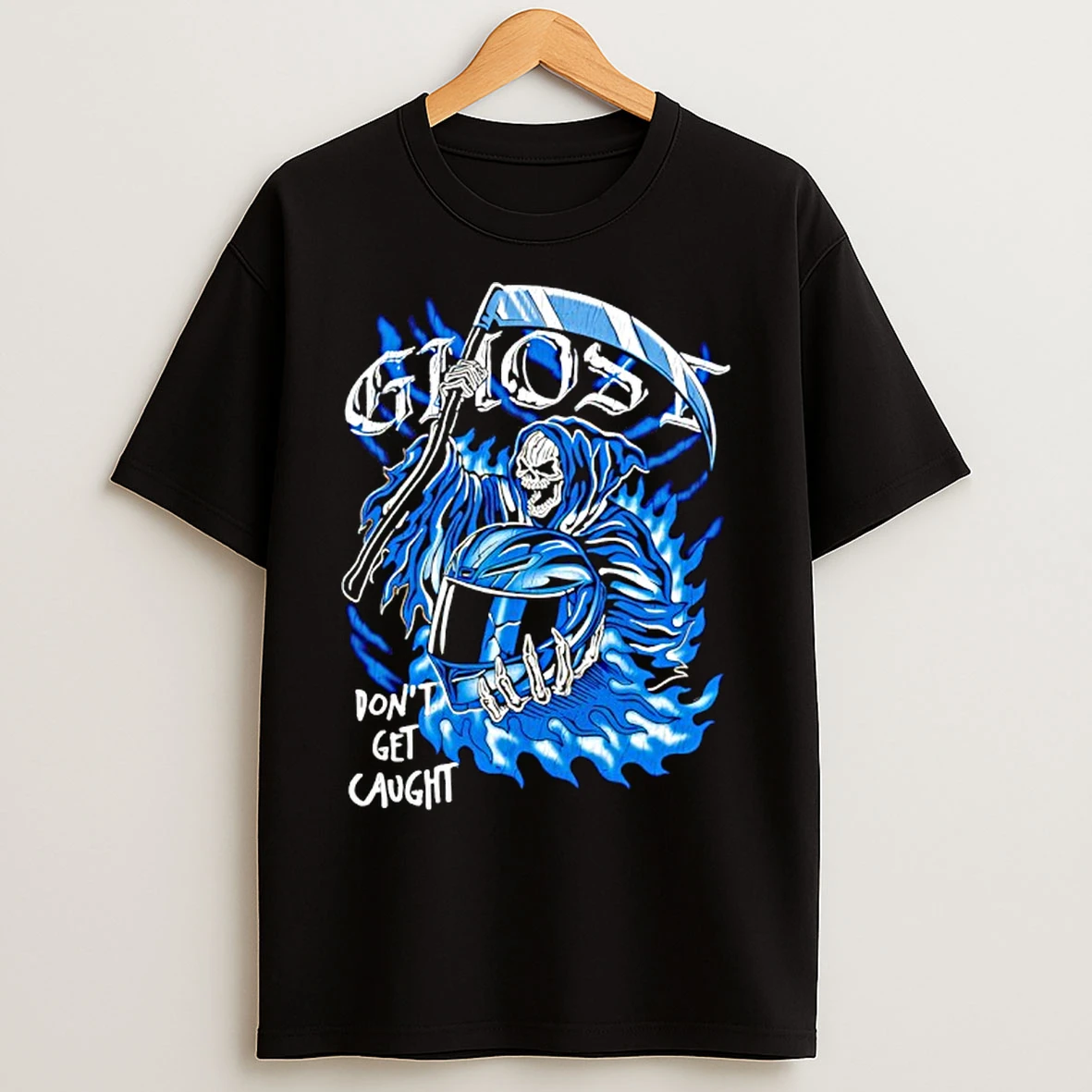 Classic Ghostracing The Reaper Dont Get Caught T Shirts