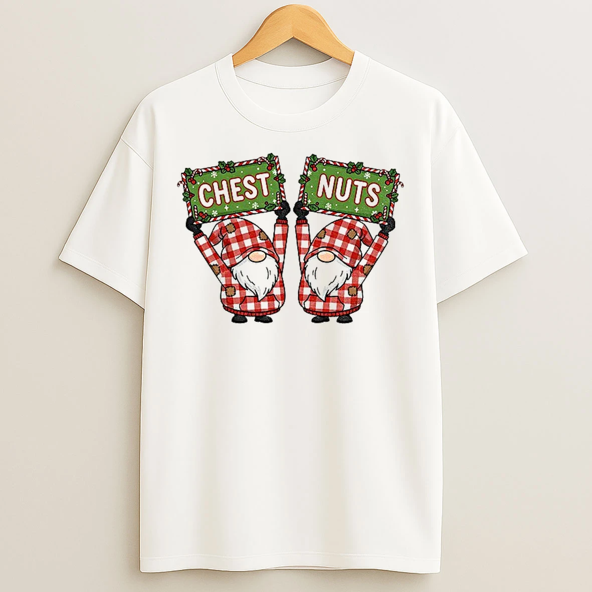 Classic Gnome Chest Nuts Fdt Merry Christmas T Shirts