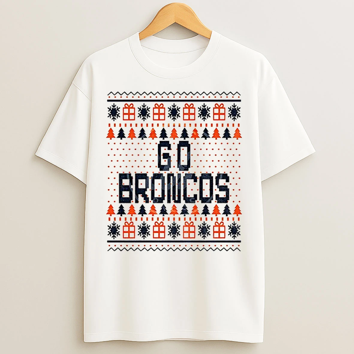 Classic Go Broncos Denver Broncos Football Nfl Merry Christmas T Shirts