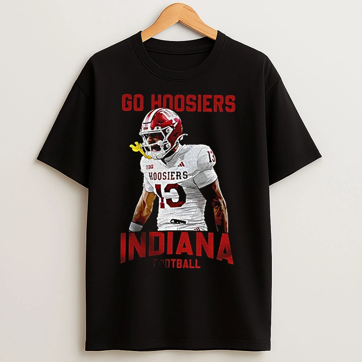 Classic Go Hoosiers Indiana Hoosiers Football Player Big Ten Champions T Shirts