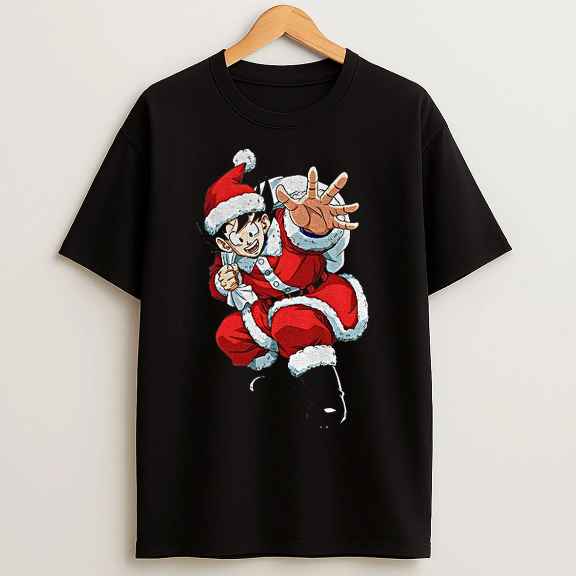 Classic Goku Dragon Ball Z Santa Christmas T Shirts