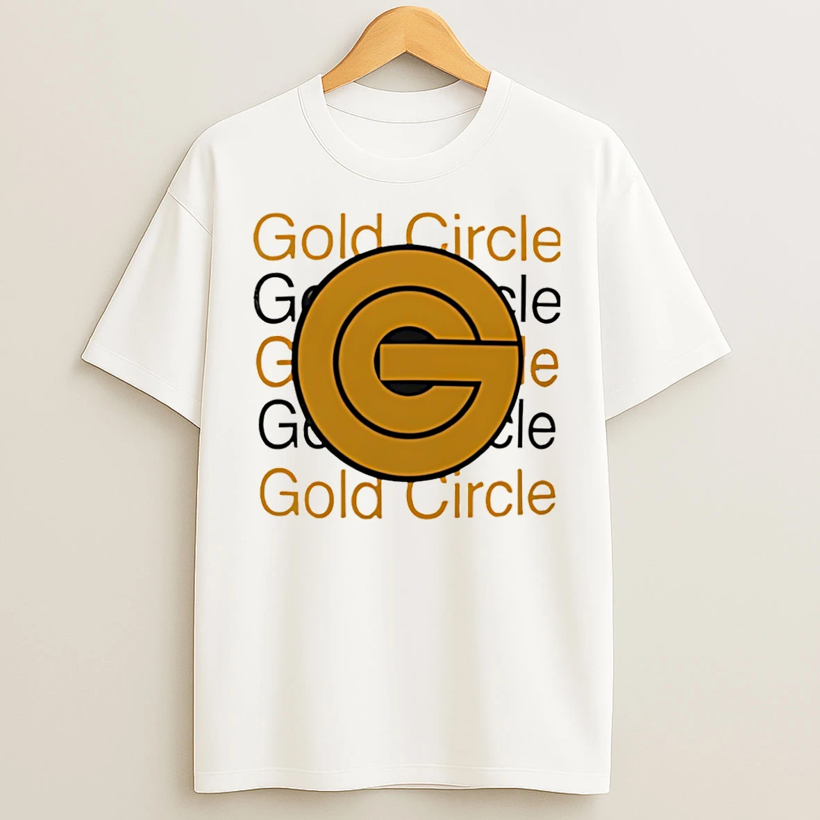 Classic Gold Circle Pittsburgh Logo Christmas T Shirts