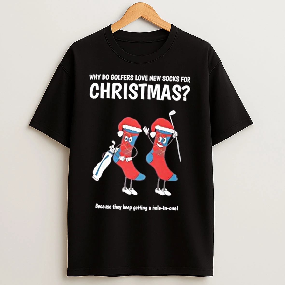 Classic Golfers Love New Socks Christmas T Shirts