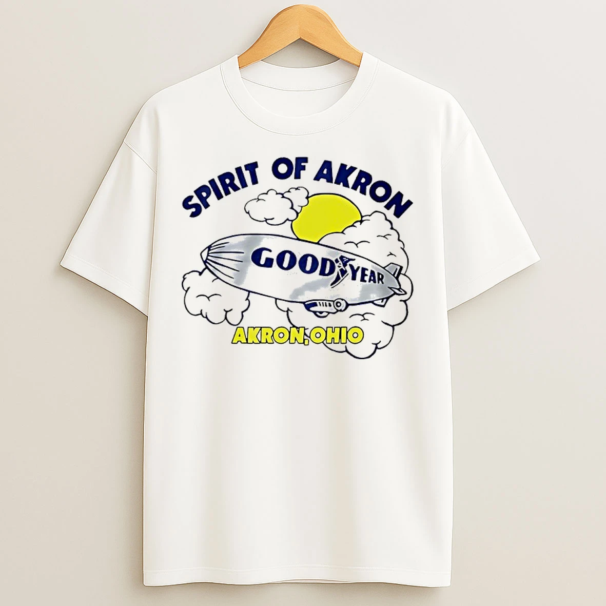 Classic Goodyear Spirit Of Akron Ohio Blimp T Shirts