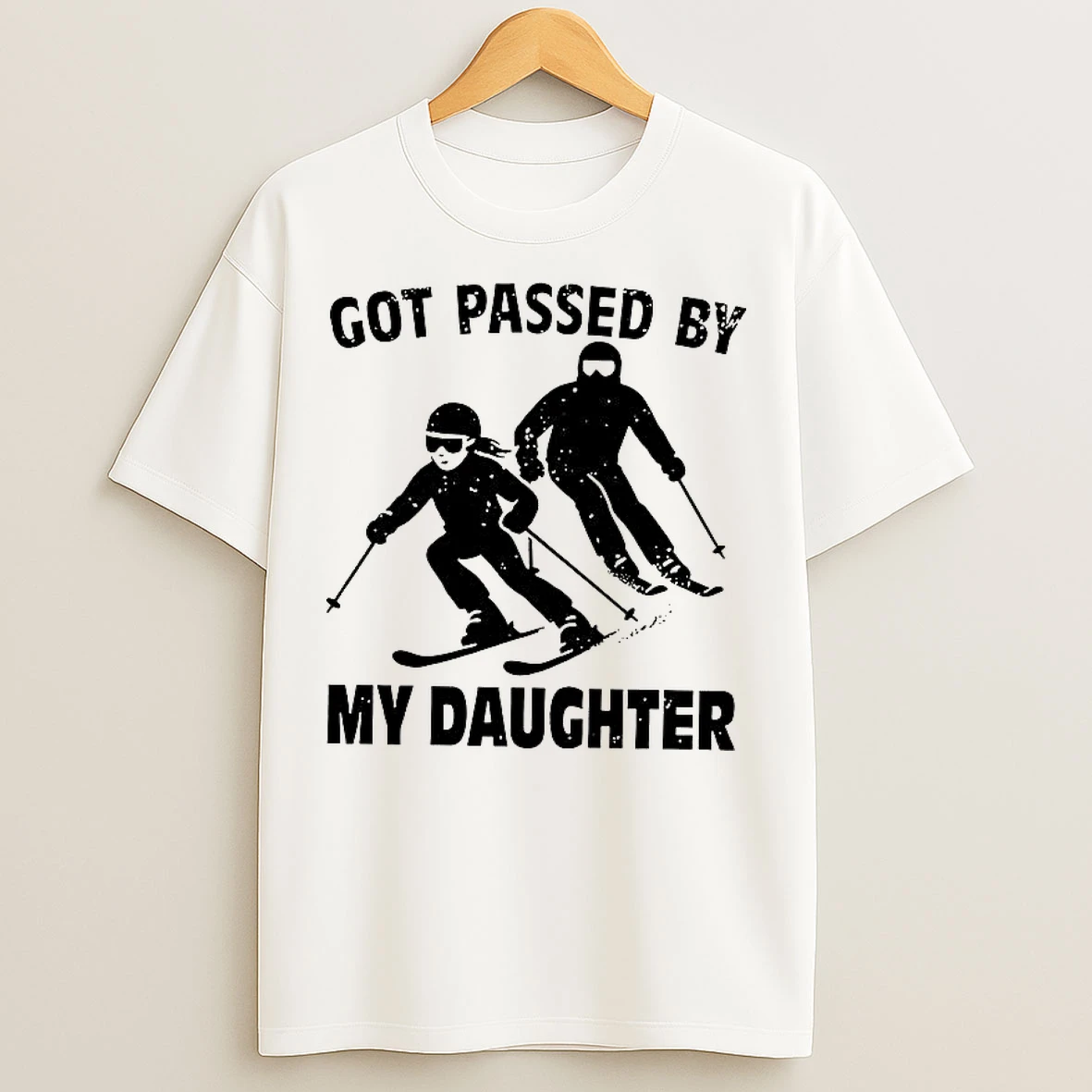 Classic Got Passed By My Daughter Skiing T Shirts