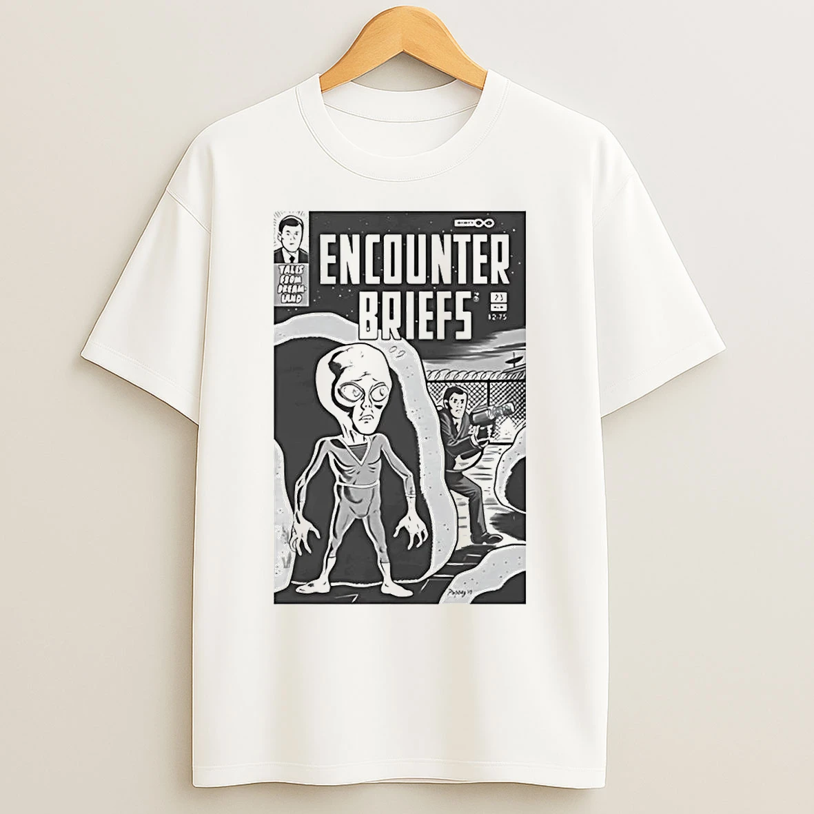 Classic Graeme Willy Wearing Encounter Briefs Talk From Dream Land T Shirts