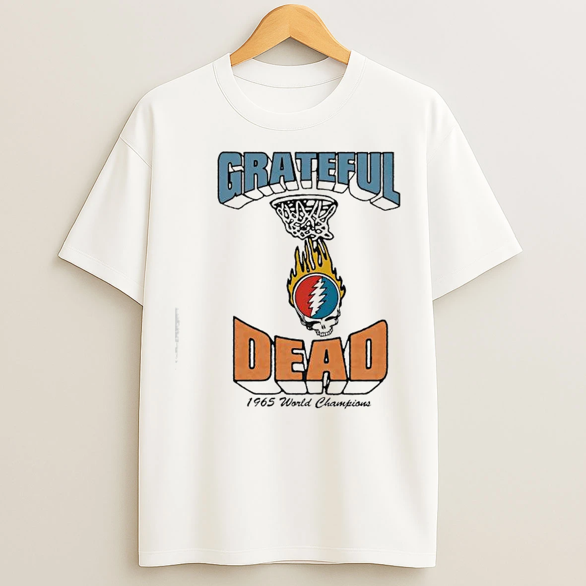 Classic Grateful Dead Basketball 1965 World Champions T Shirts