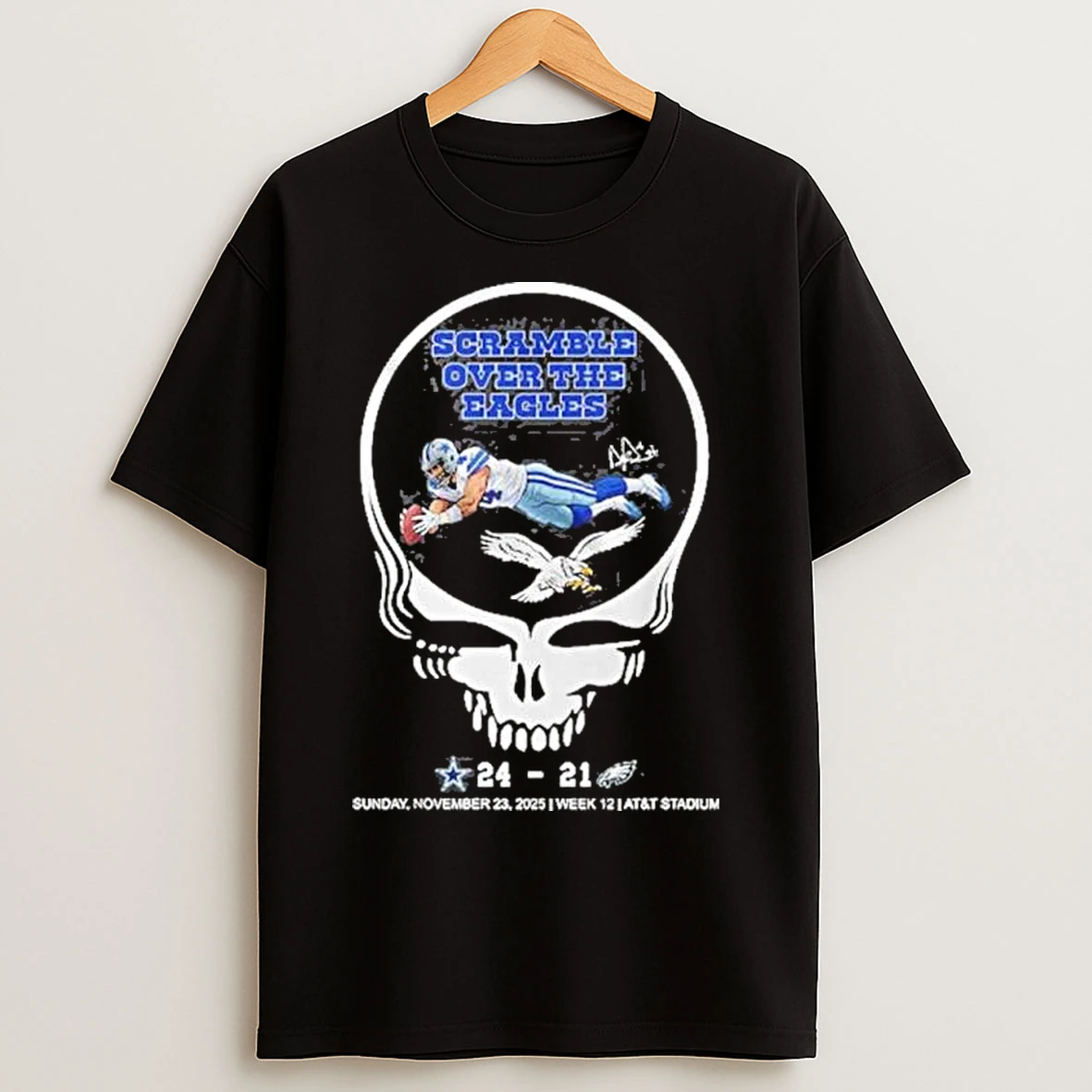 Classic Grateful Dead Cowboys Scramble Over The Eagles Beat Eagles T Shirts