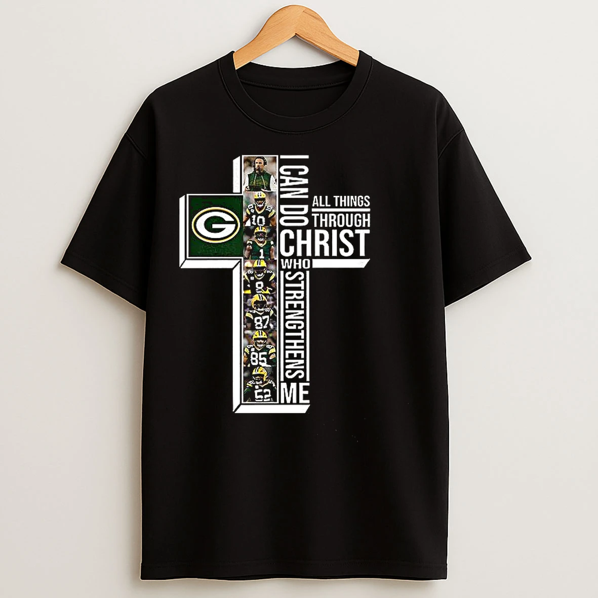 Classic Green Bay Packers I Can Do Christ All Things Through Who Strengthens Me T Shirts