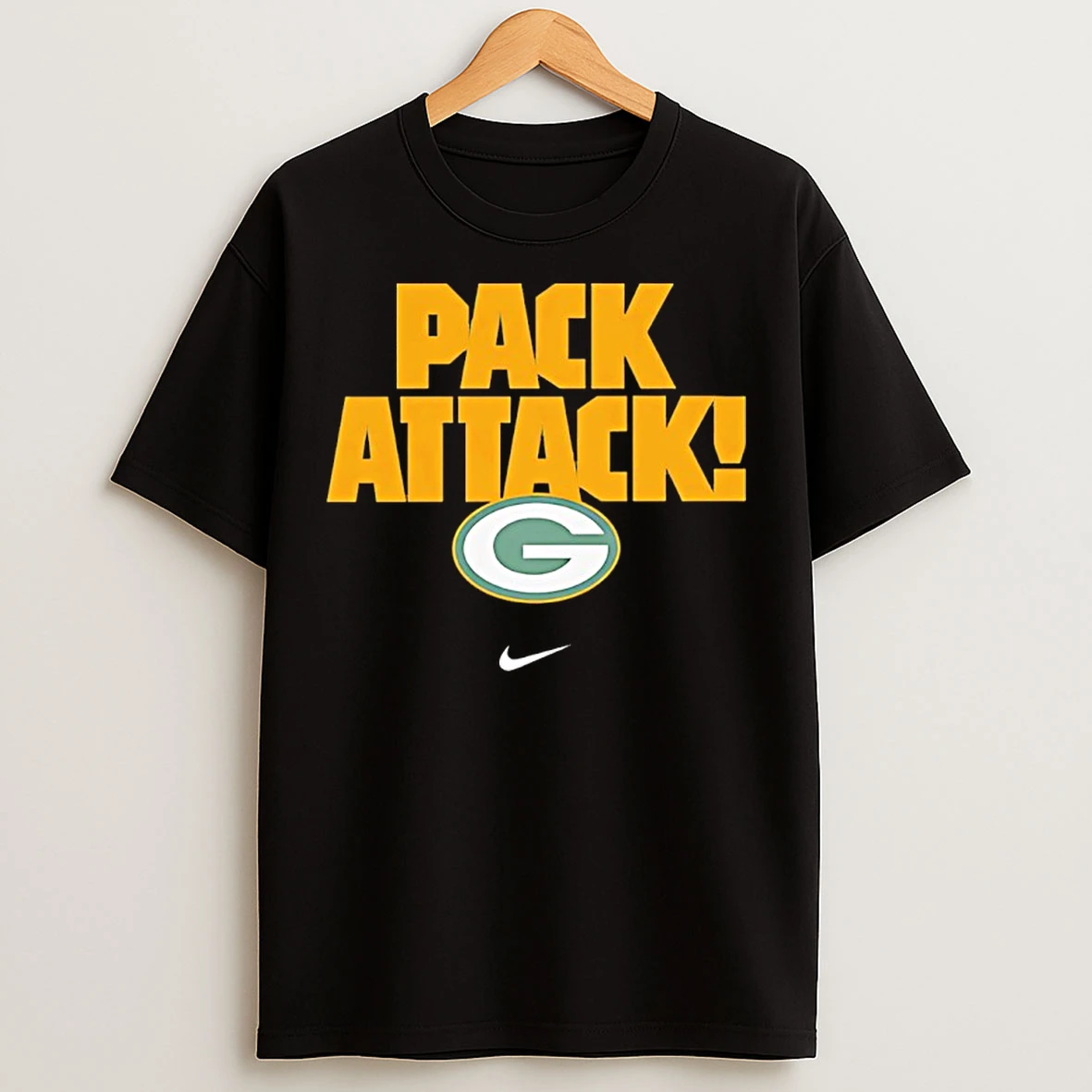 Classic Green Bay Packers Nike Pre School Local Pack Attack T Shirts