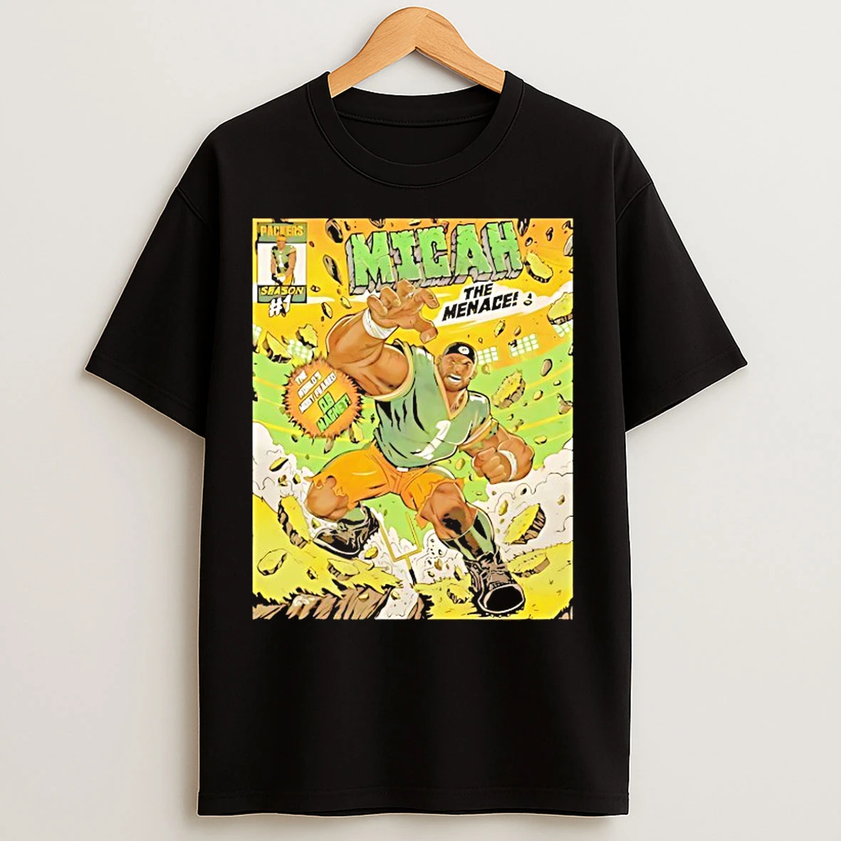 Classic Green Bay Packers Season Micah Parsons The Menace T Shirts