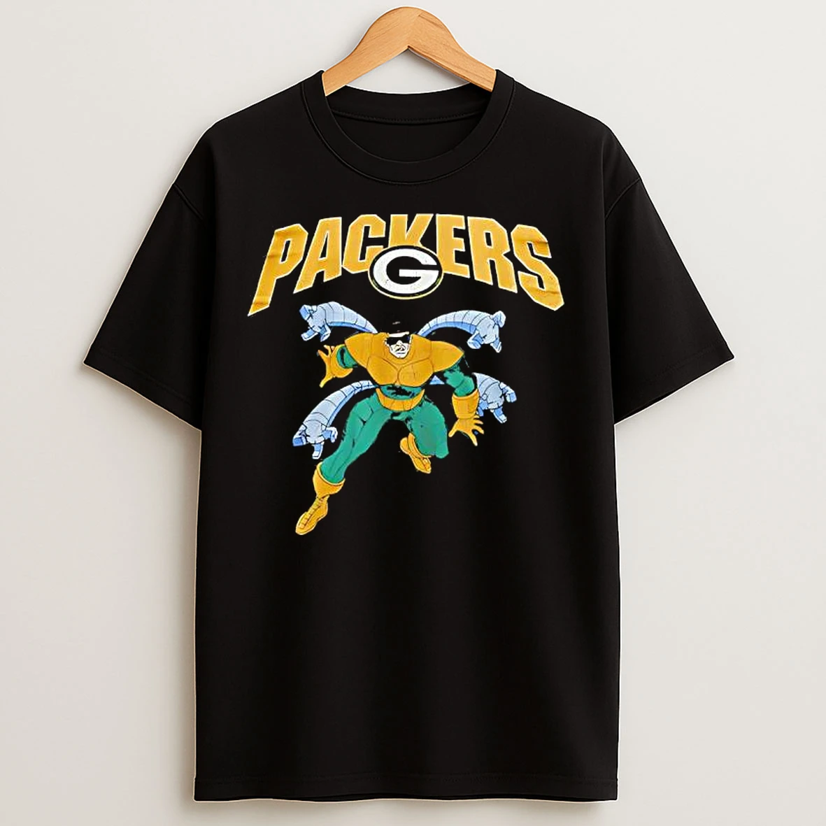 Classic Green Bay Packers X Doctor Octopus Mashup T Shirts