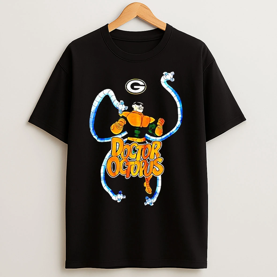 Classic Green Bay Packers X Doctor Octopus Player Mashup T Shirts