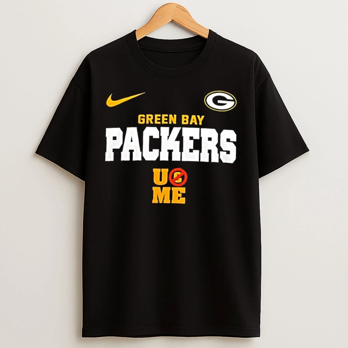 Classic Green Bay Packers X Ucme John Cena Never Give Up T Shirts