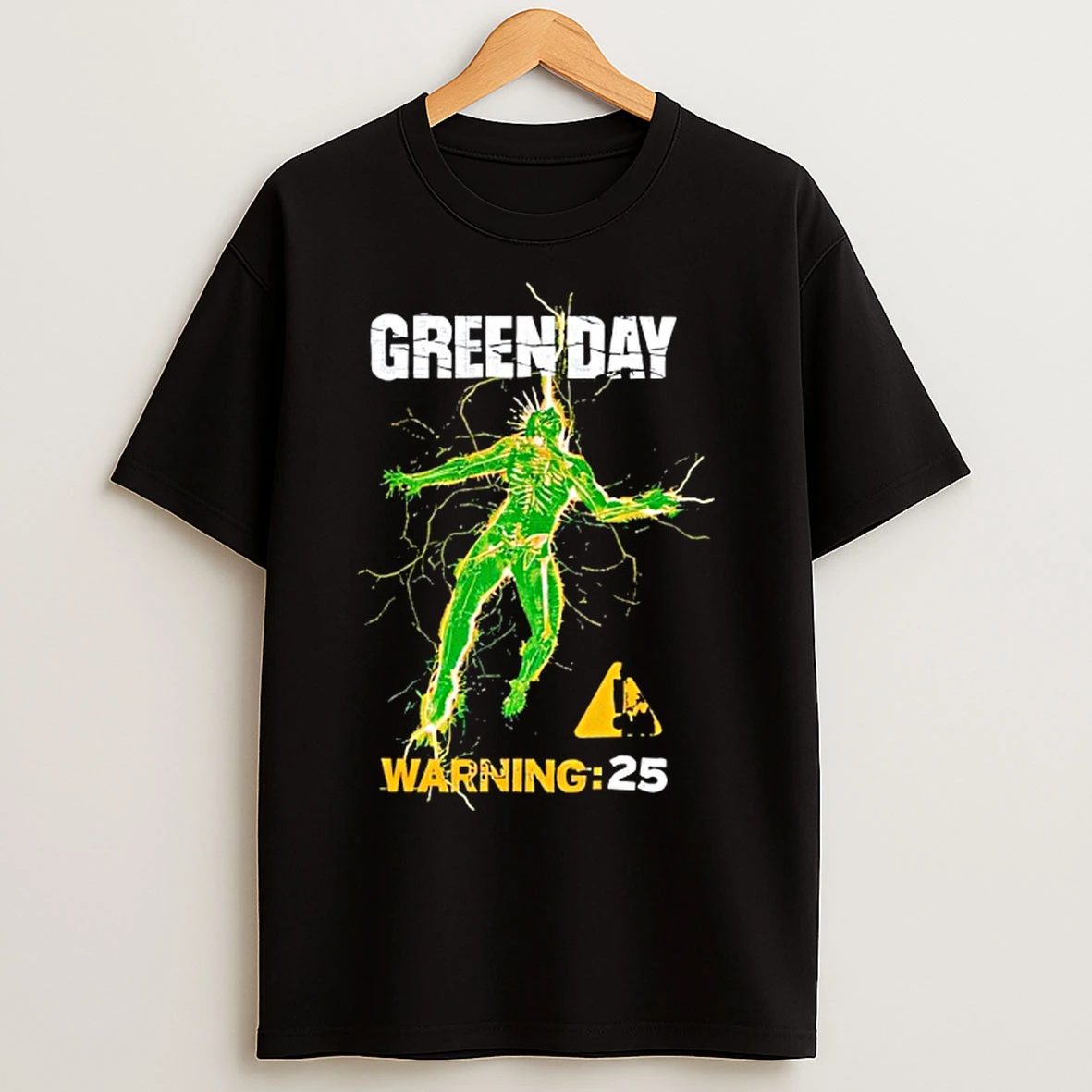 Classic Green Day Warning 20th Anniversary T Shirts
