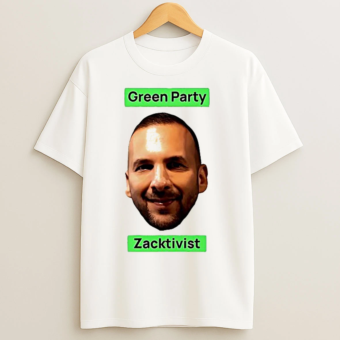 Classic Green Party Zacktivist T Shirts