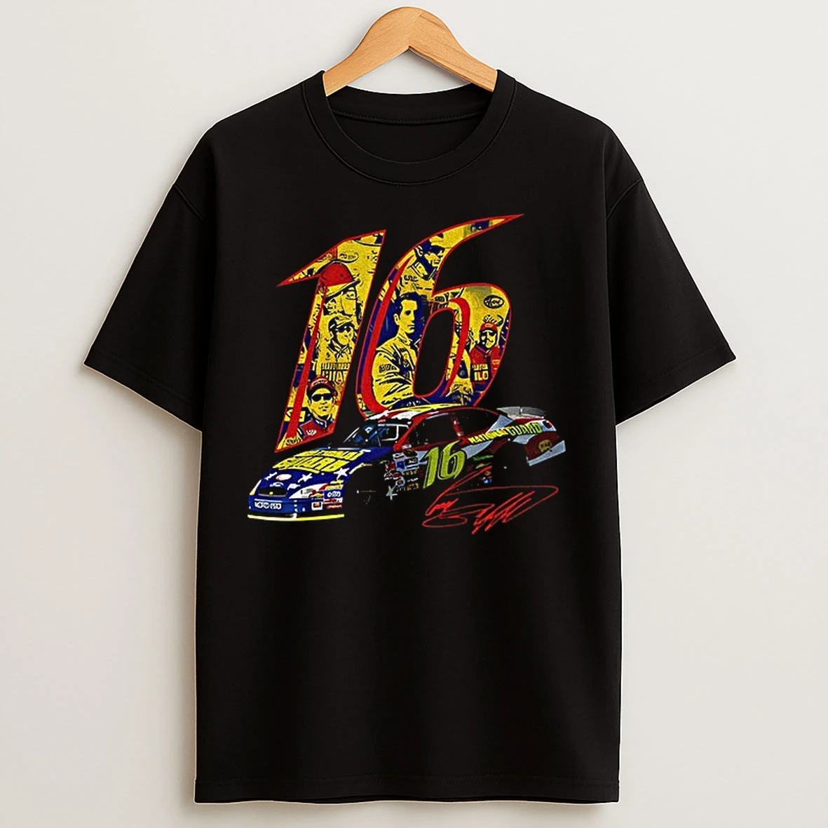 Classic Greg Biffle Nascar Cup Series The Biff 16 Signature T Shirts