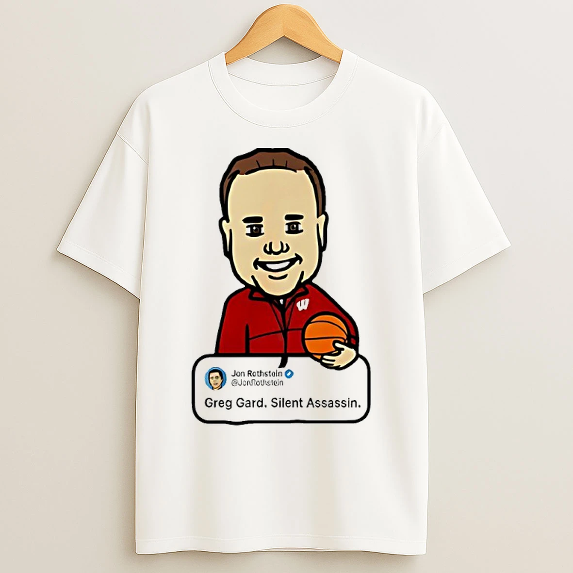 Classic Greg Gard Silent Assassin Caricature T Shirts