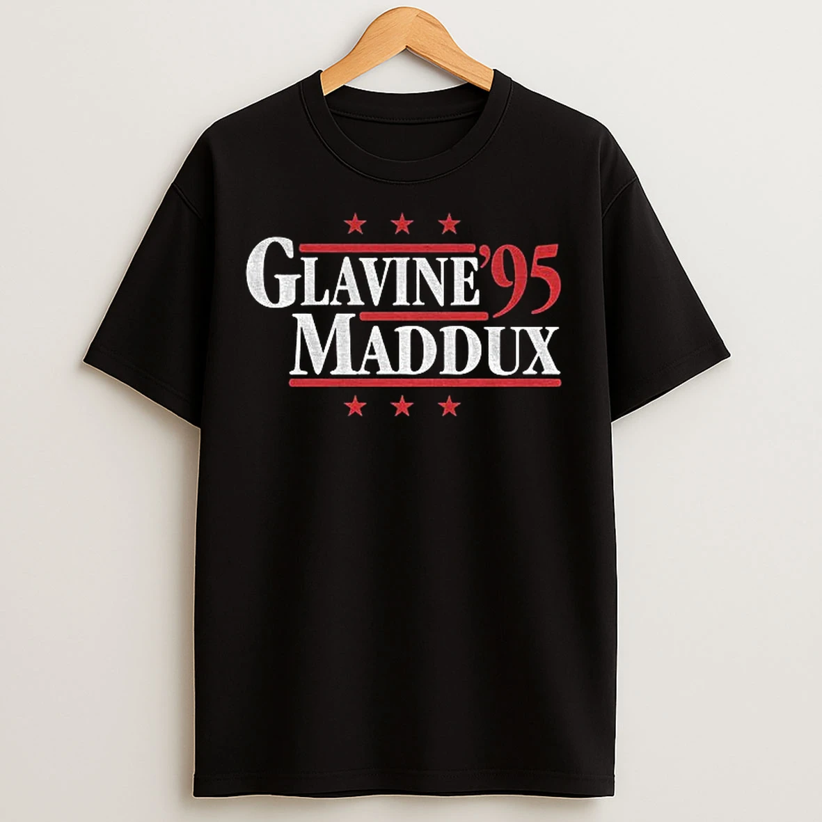 Classic Greg Maddux And Tom Glavine 95 Atlanta Braves Mlb Baseball Legends For President T Shirts