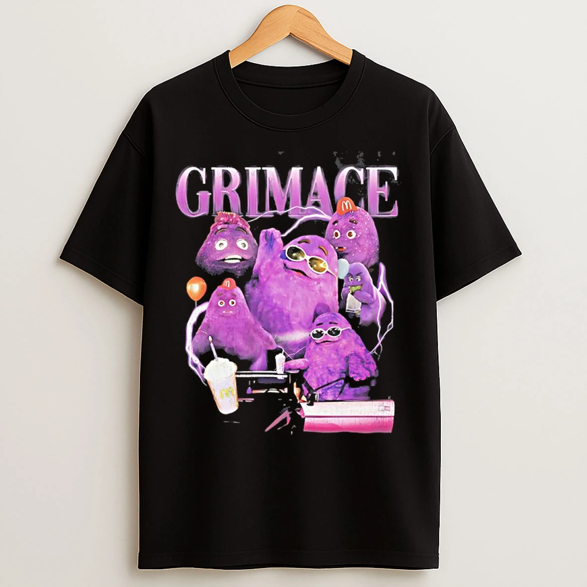 Classic Grimace Wat Do Do Graphic Vintage T Shirts