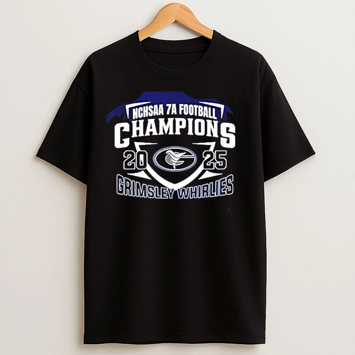 Classic Grimsley Whirlies 2025 7a State Champions Logo T Shirts