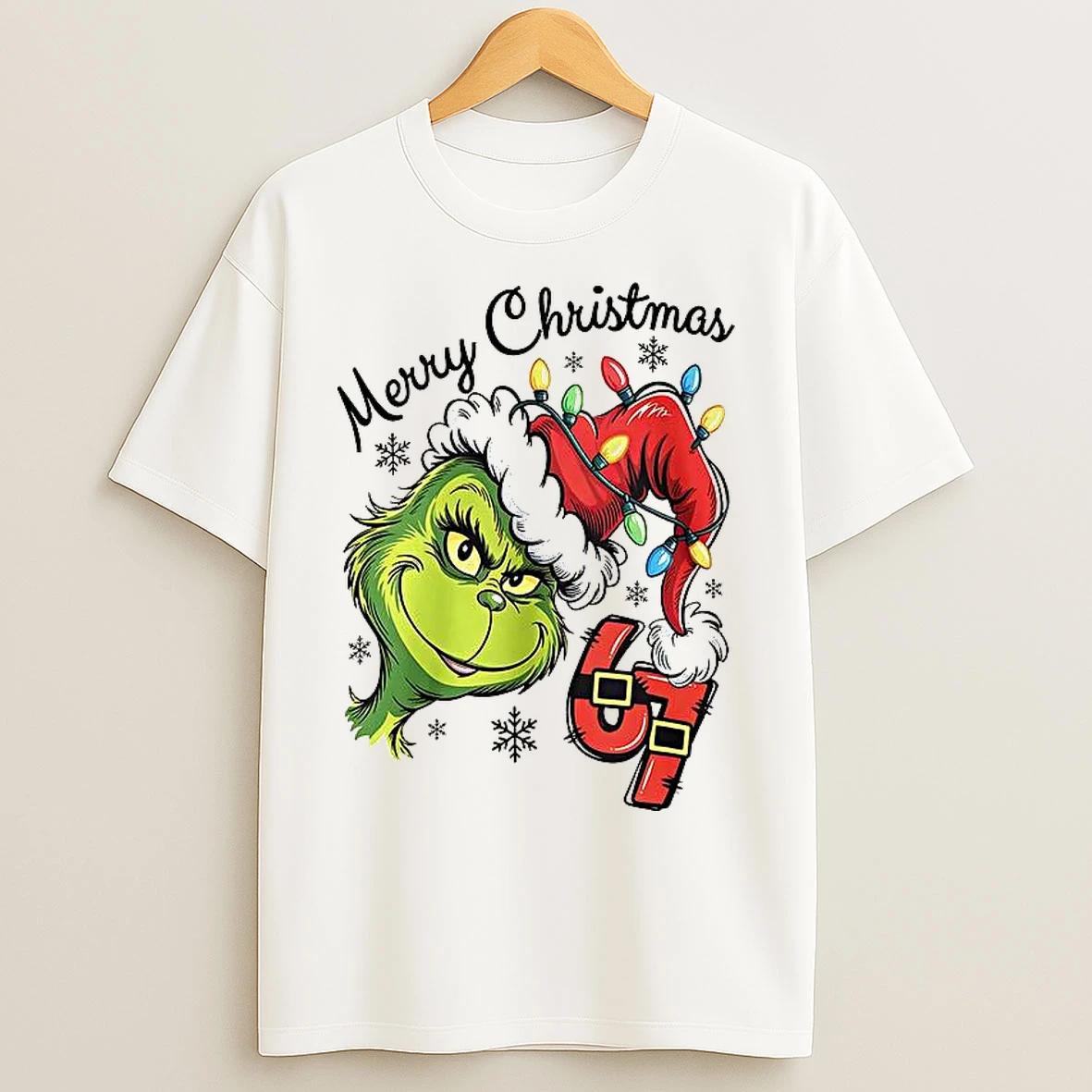 Classic Grinch 6 7 Six Seven Merry Christmas T Shirts
