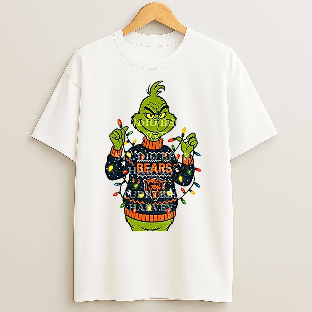 Classic Grinch Chicago Bears Grinchmas Christmas In Chicago T Shirts
