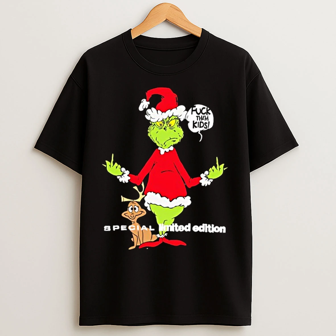 Classic Grinch Fuck Then Kids T Shirts