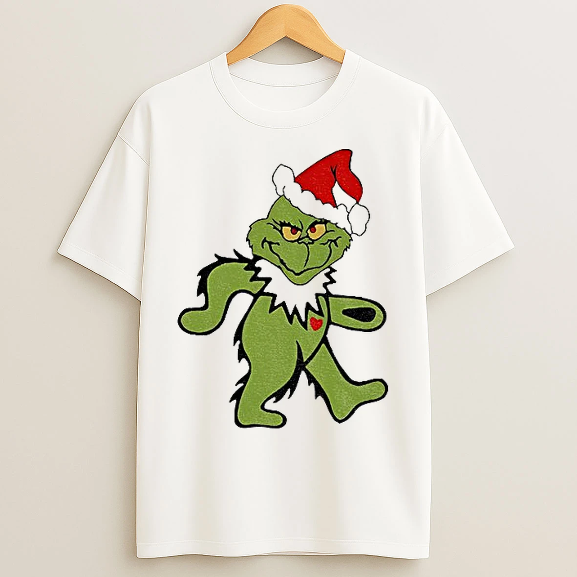 Classic Grinch Grateful Dead Dancing Bears Gildan Merry Christmas T Shirts