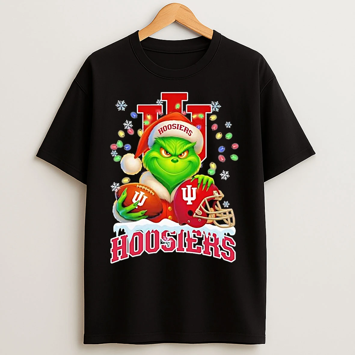 Classic Grinch Indiana Hoosiers Christmas T Shirts