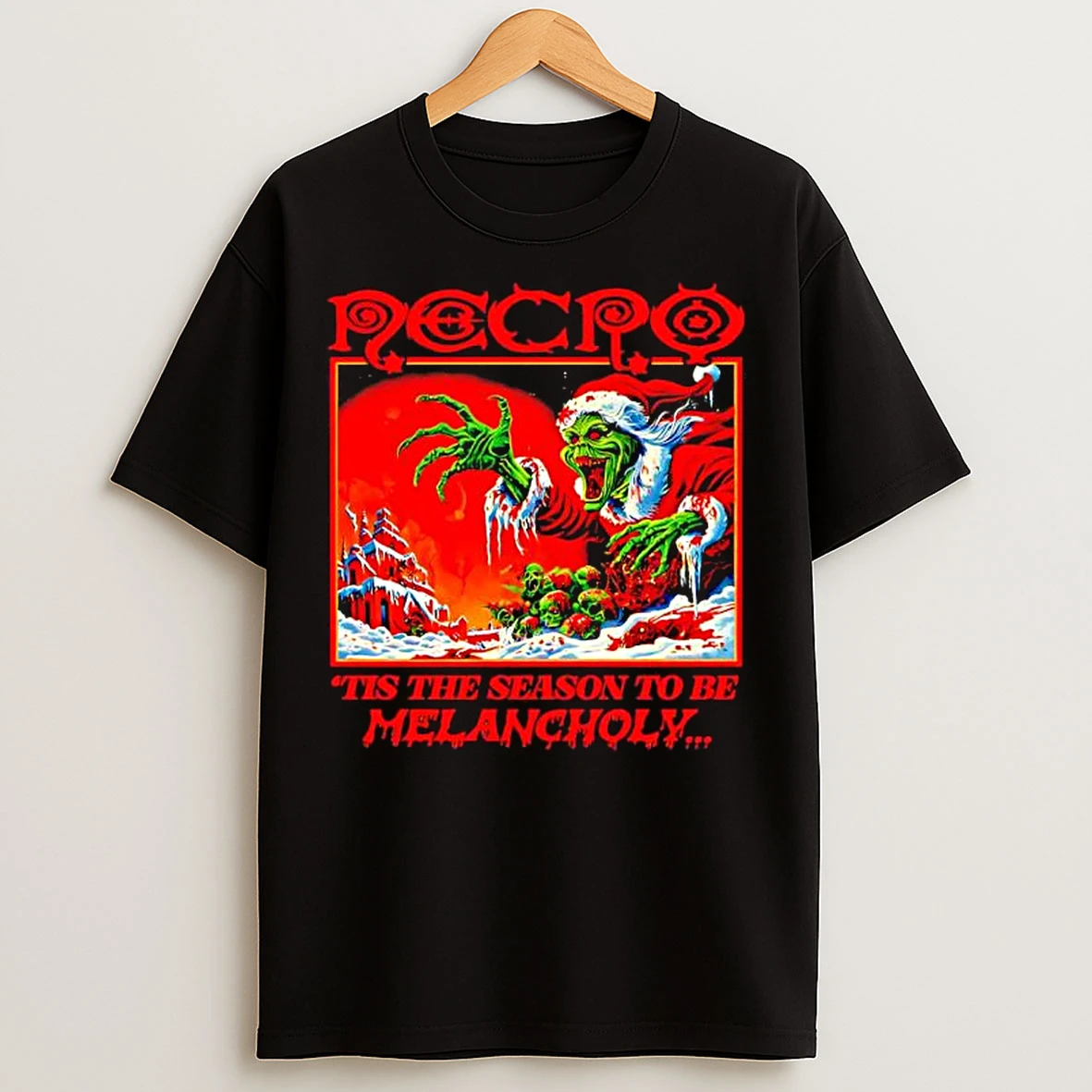 Classic Grinch Necro Tis The Season To Be Melancholy T Shirts