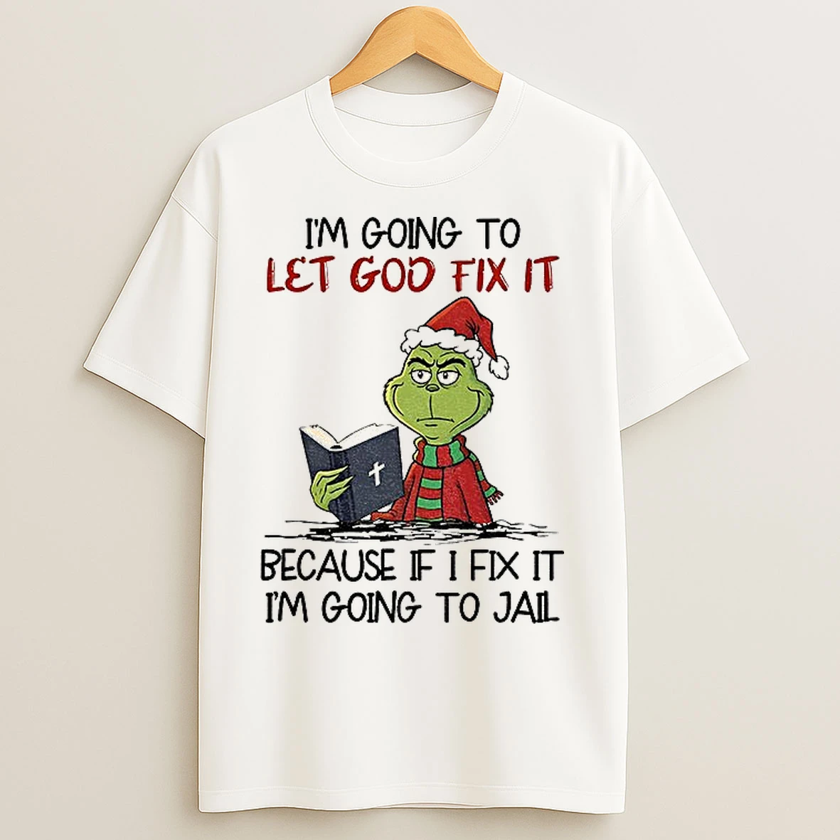 Classic Grinch Santa If Im Murdered Just Know I Talked Shit Til The Bitter End Christmas T Shirts