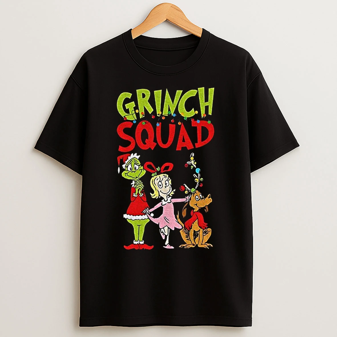 Classic Grinch Squad Cindy Lou Who And Max Merry Christmas T Shirts
