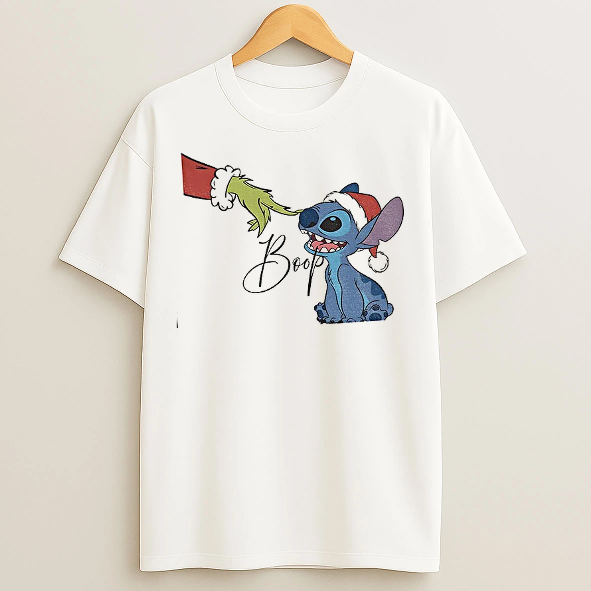 Classic Grinch Boop Stitch Merry Christmas 2025 T Shirts
