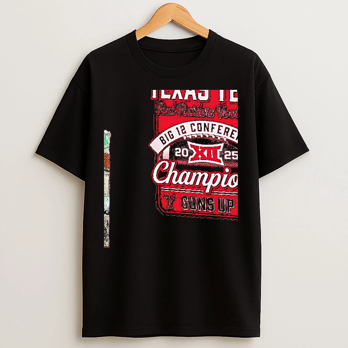 Classic Guns Up Texas Tech Red Raiders 2025 Big 12 Football Champions Red T Shirts