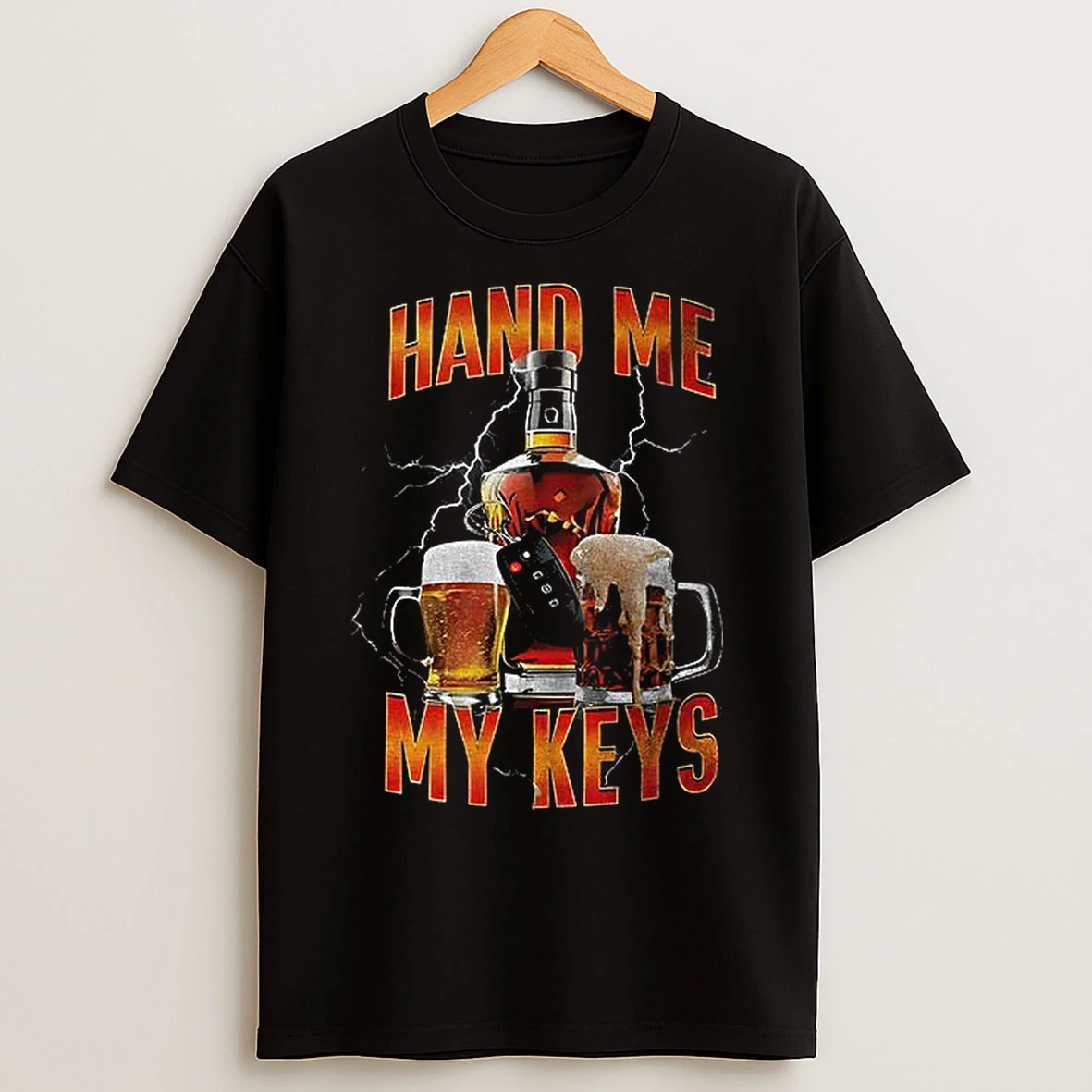 Classic Hand Me The Keys Funny Meme T Shirts