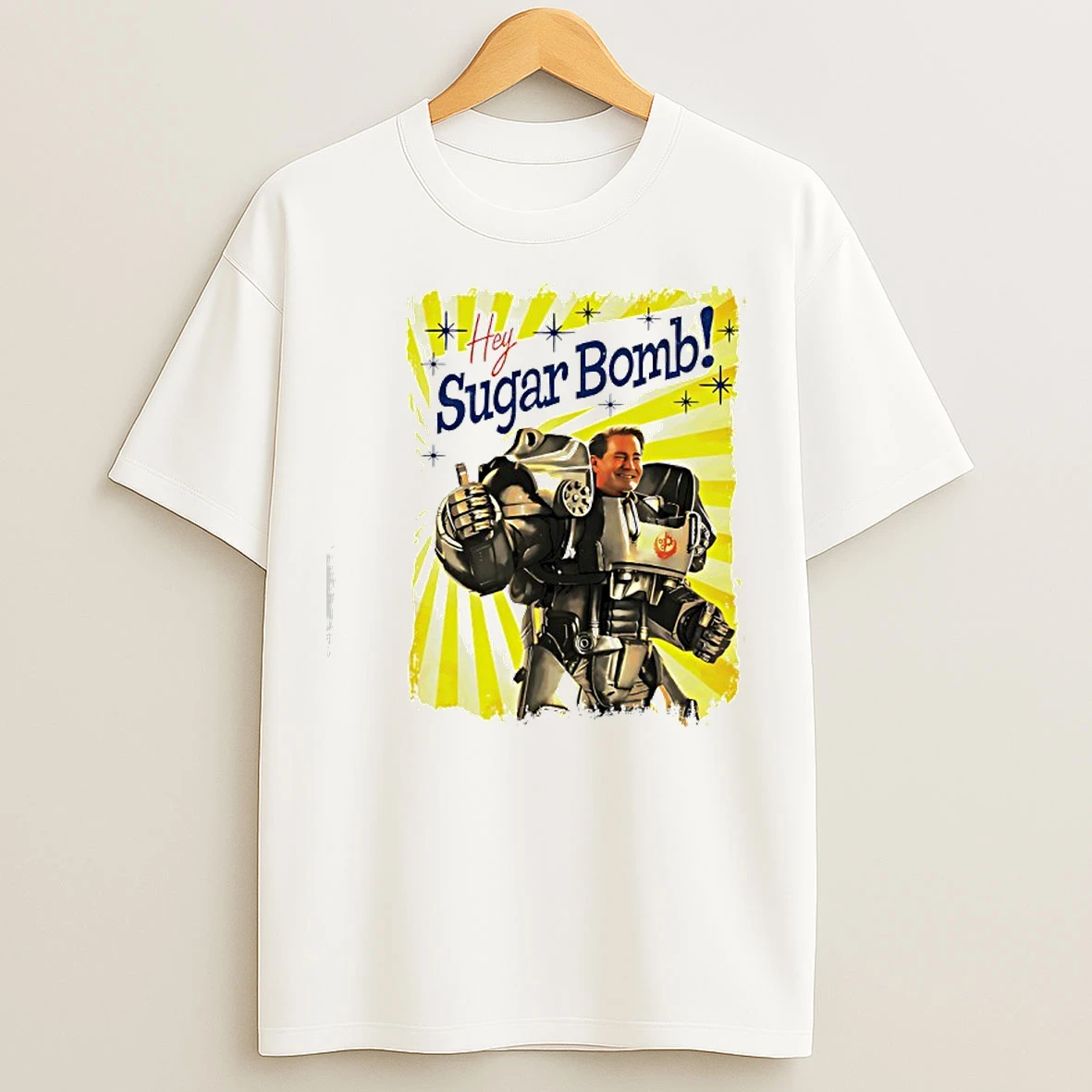 Classic Hank Maclean Fallout Hey Sugar Bomb T Shirts