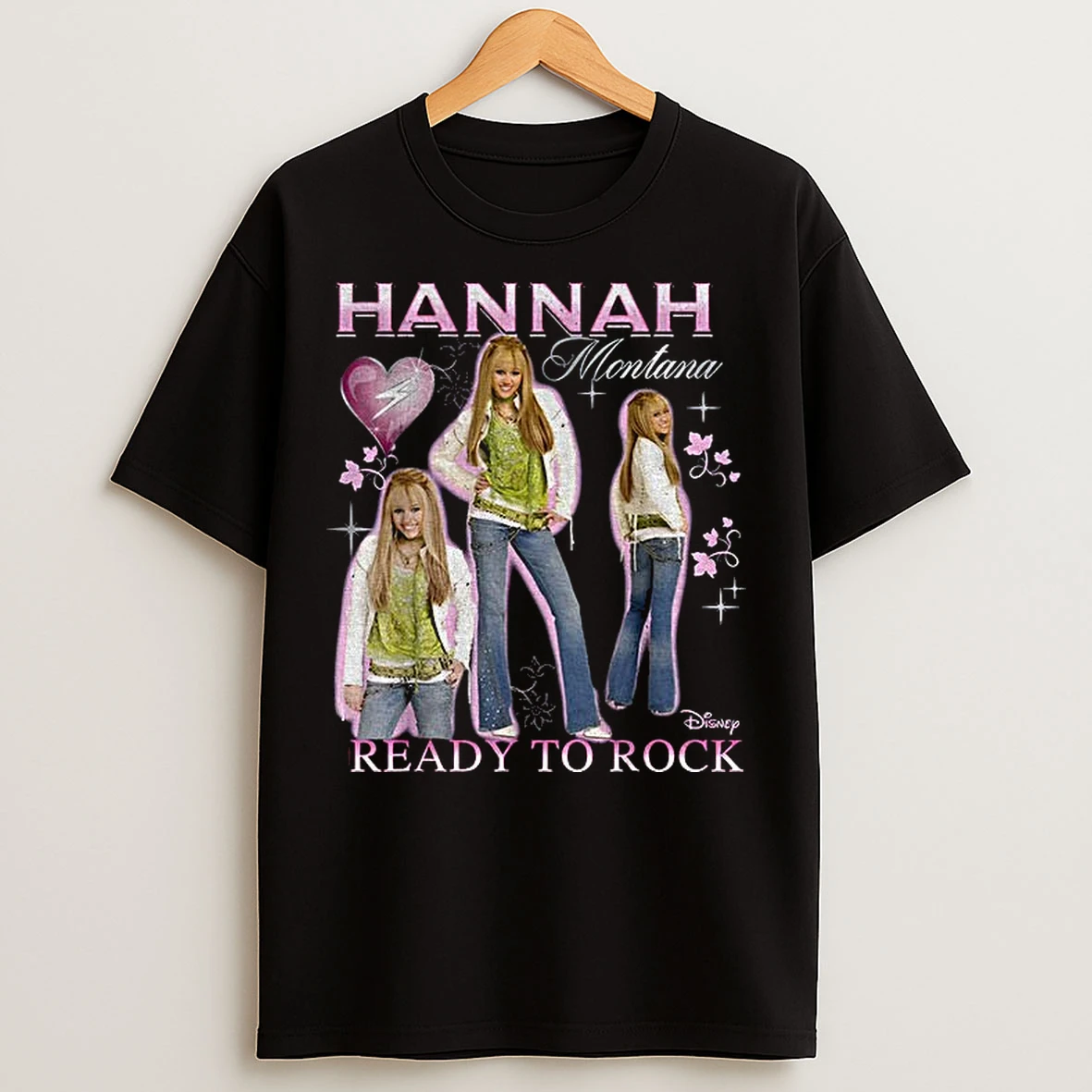 Classic Hannah Montana Ready To Rock Disney T Shirts