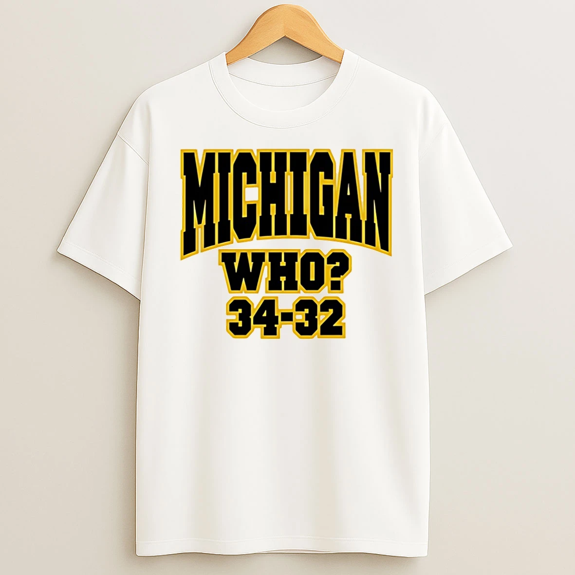 Classic Hannah Montoya Michigan Who 34 32 Christmas T Shirts