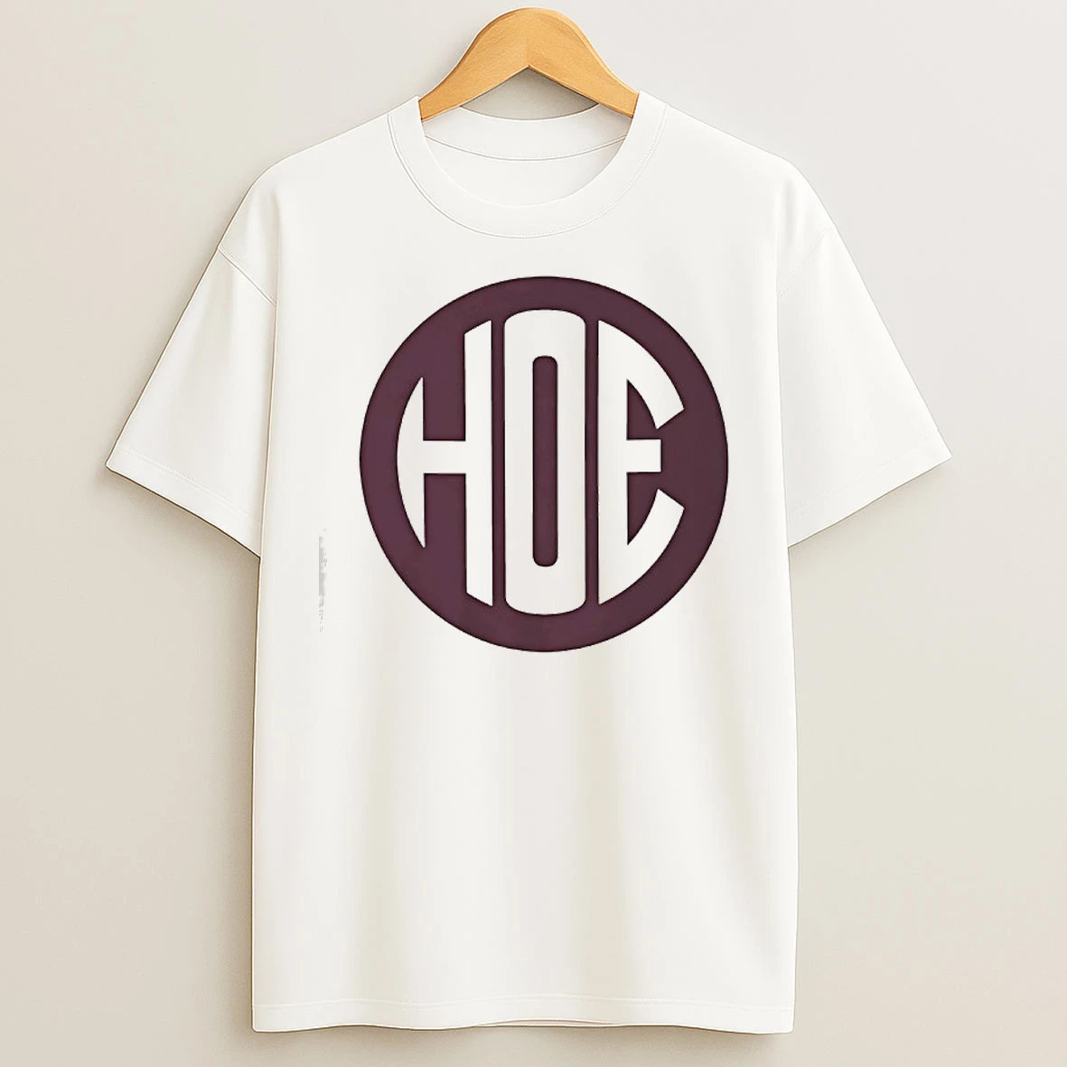 Classic Happiness Over Everything Hoe Logo T Shirts