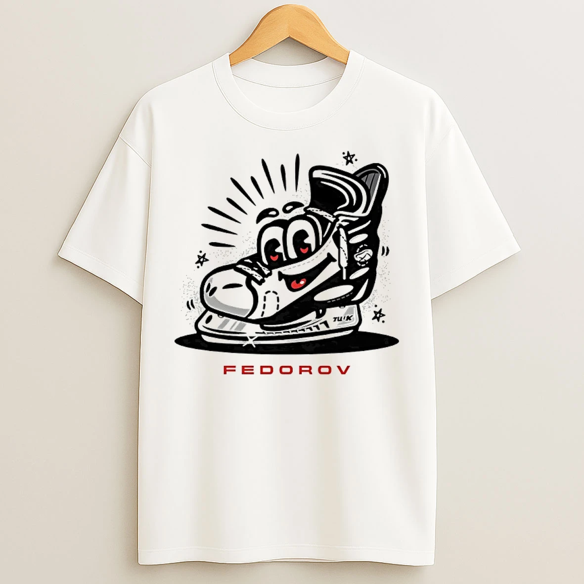 Classic Happy Birthday To Sergei Fedorov Signature Nike Zoom Air Skates T Shirts