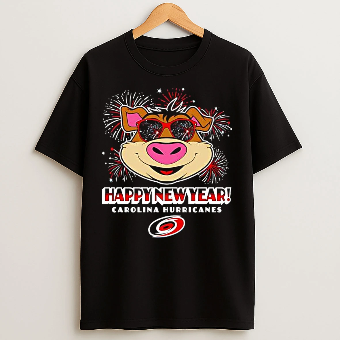 Classic Happy New Year Carolina Hurricanes T Shirts