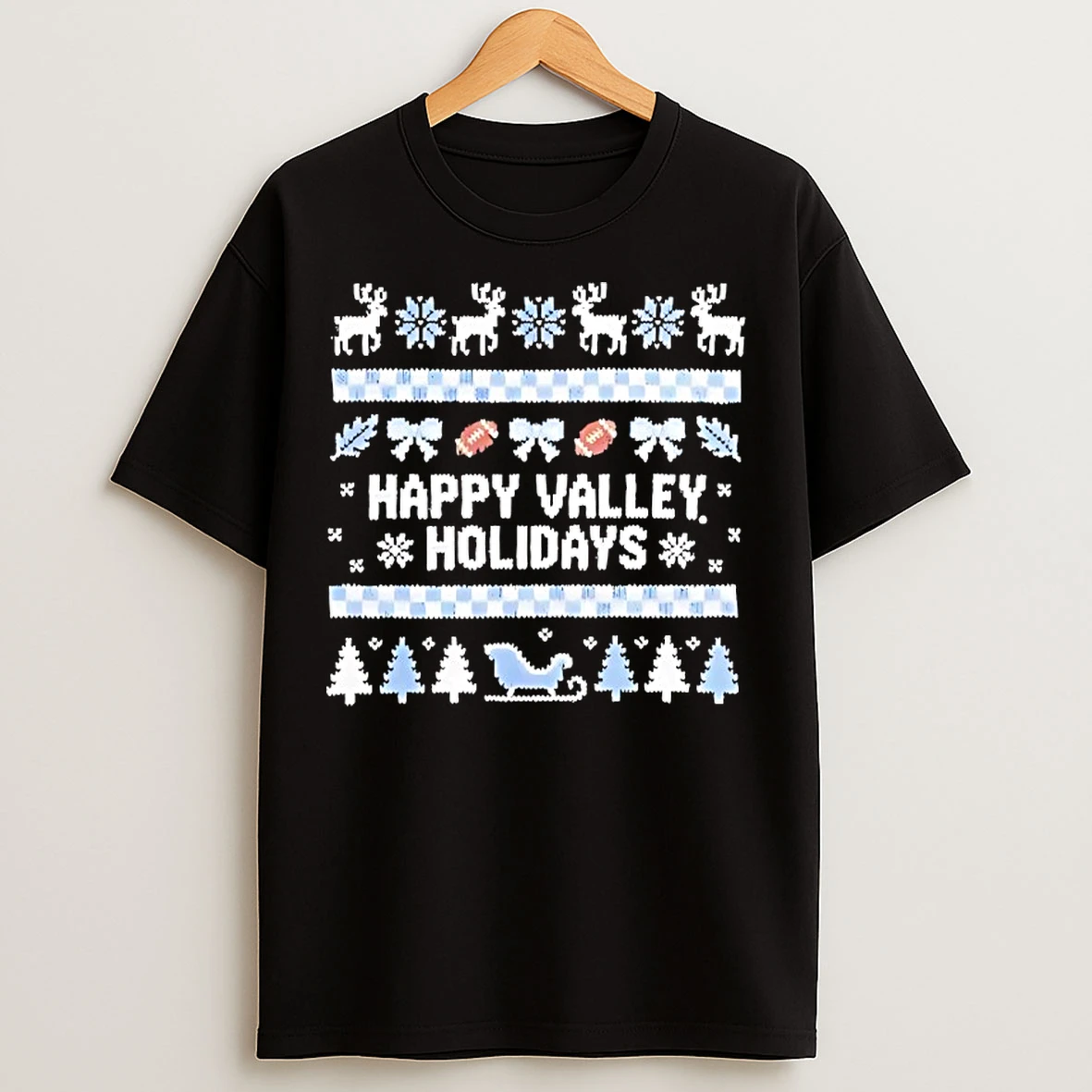 Classic Happy Valley Holidays Christmas Ugly T Shirts