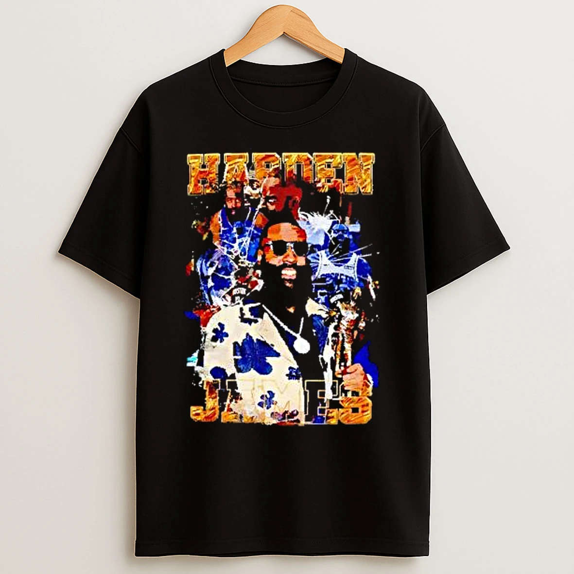 Classic Harden James Graphic Retro T Shirts