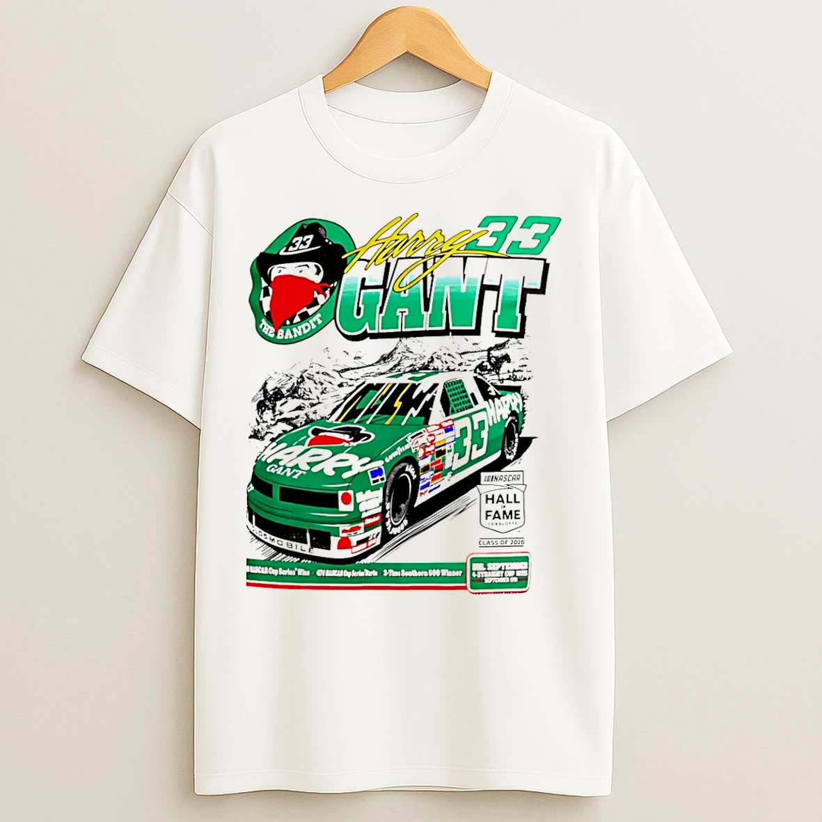 Classic Harry Gant Hall Of Fame Inductee Graphic T Shirts