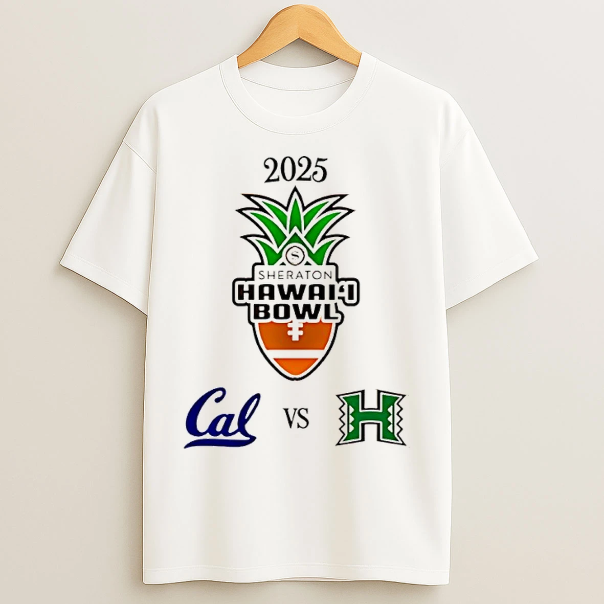 Classic Hawaii Bowl 2025 California Vs Hawaii T Shirts
