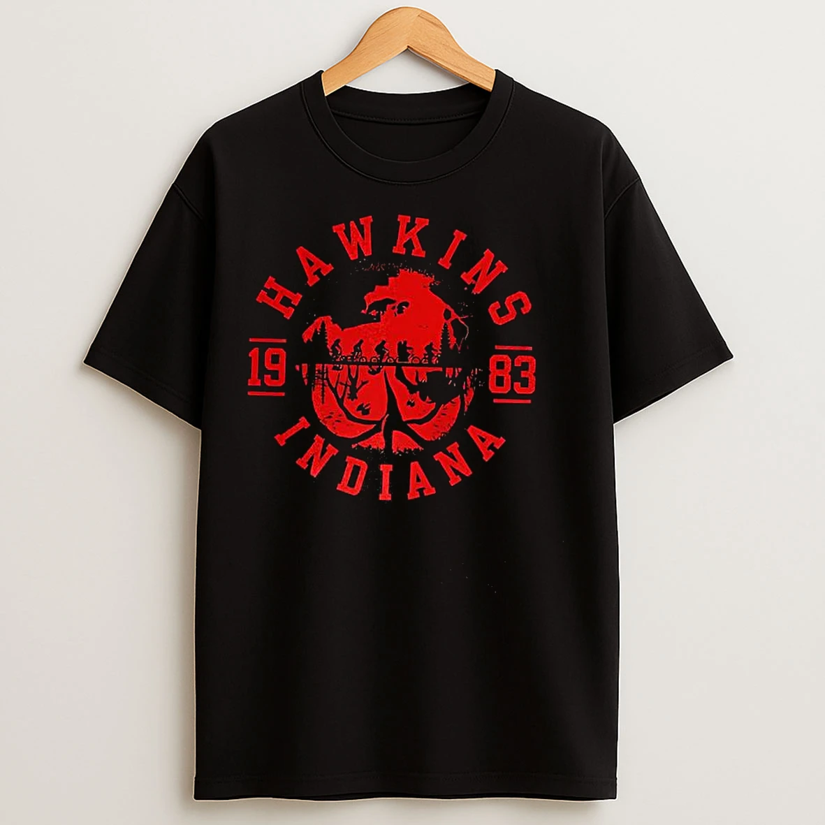 Classic Hawkins 1983 Indiana Upside Down T Shirts